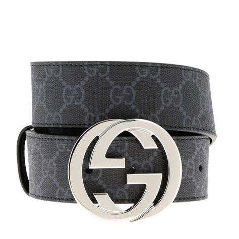 gucci mens belt black